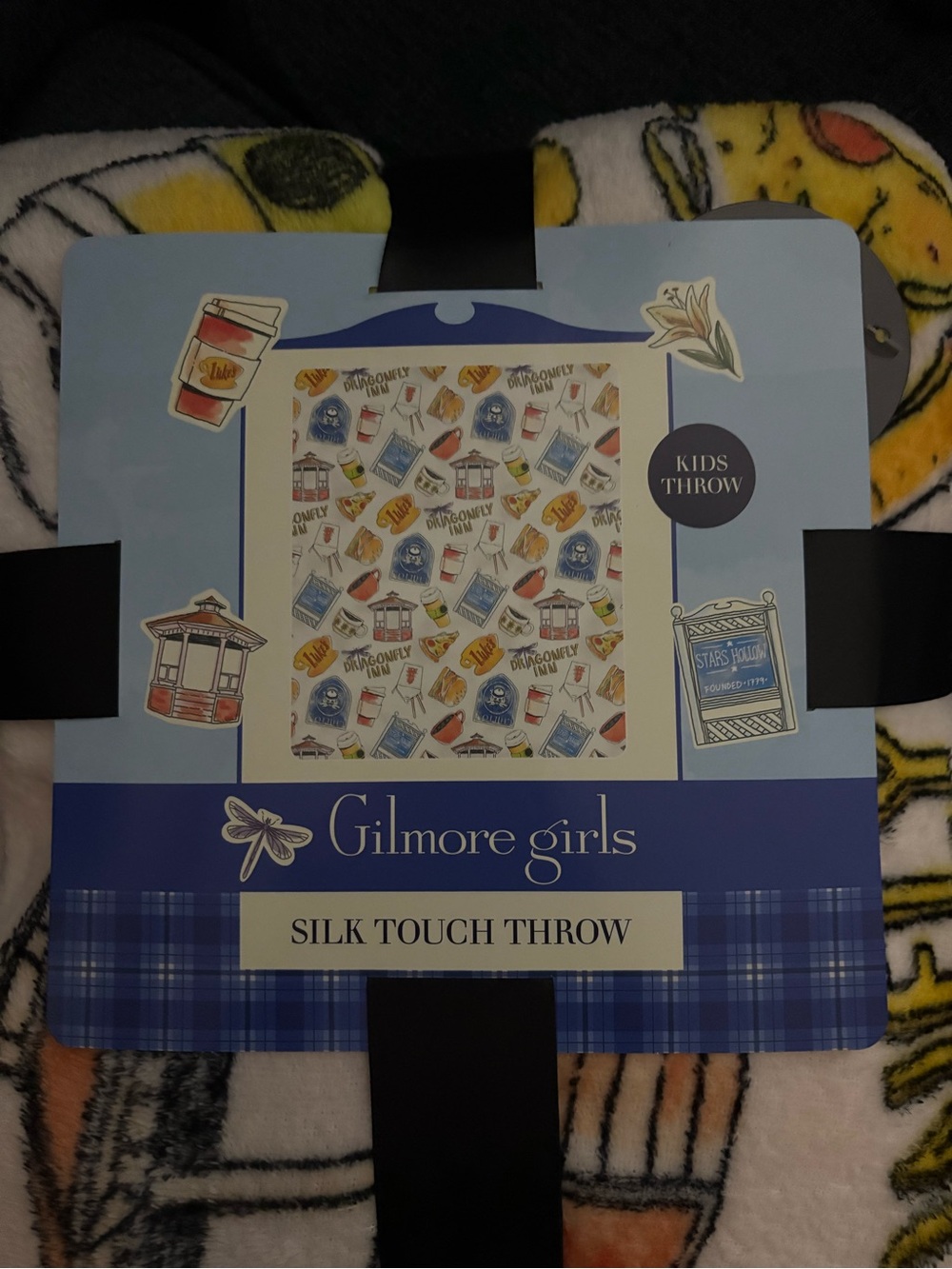 Gilmore Girls Silk Touch Kids Throw Blanket - White/Multicolor 50x60in